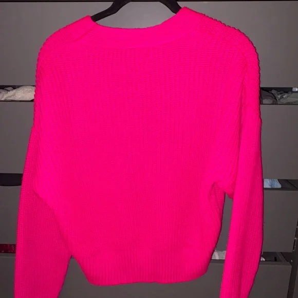 Anthropologie by Maeve Fuchsia Magenta Cardigan Sweater XS - Picture 4 of 7